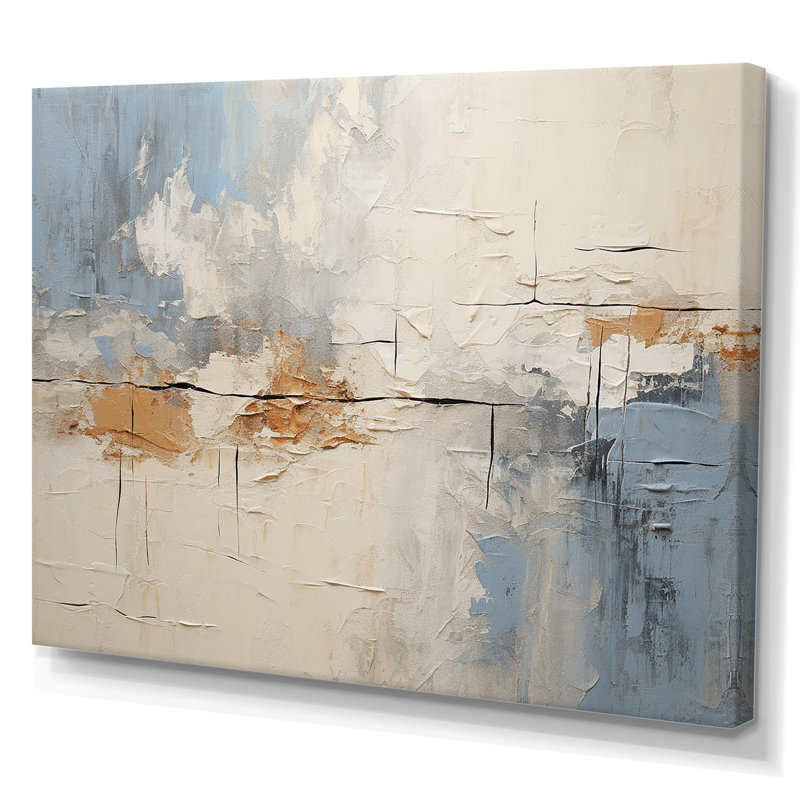 Minimalisme moderne scandinave Serenity Art I - art mural moderne-scandinave encadré, Toile tendue