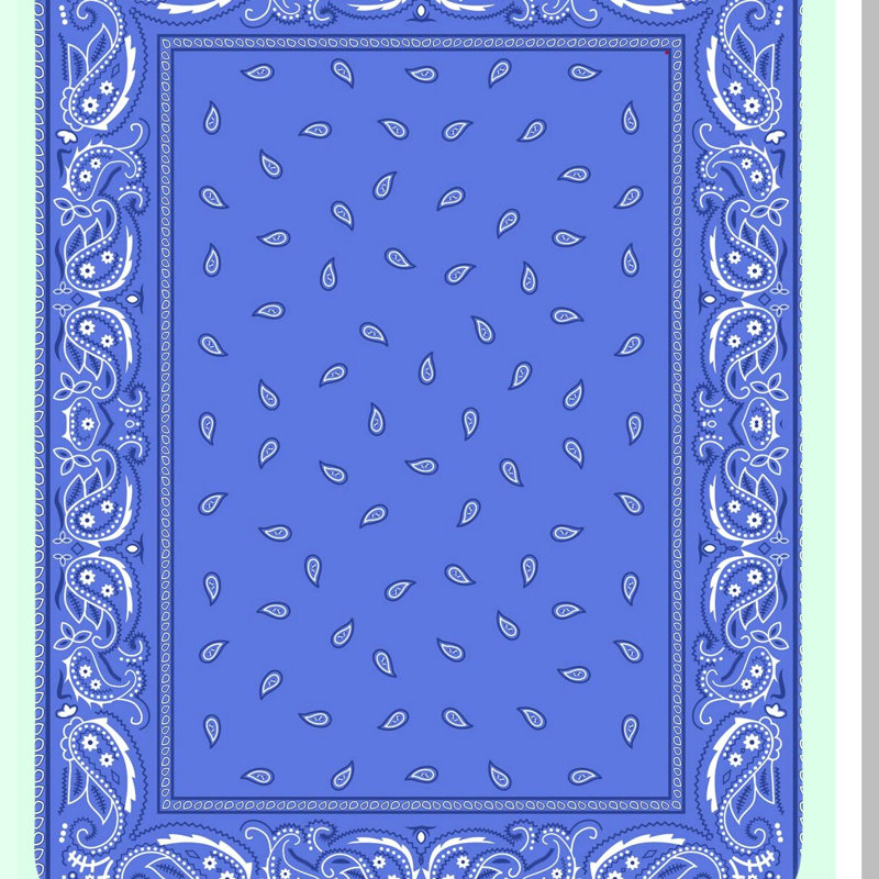 Blue Velour Duo Beach Towel - 58x74