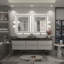 Miroir de salle de bain / meuble-lavabo mural Molly-4665662