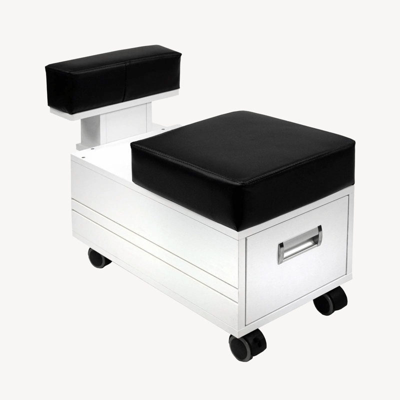 Alera Pedicart Stool, White