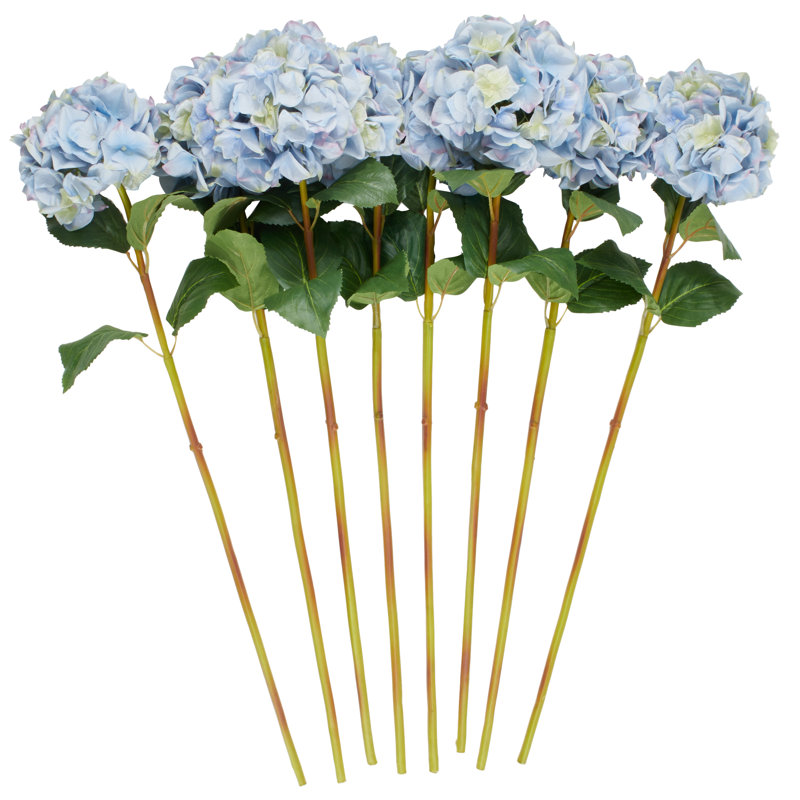 Tige de fleur artificielle Cole et Grey, Bleu, H 33 po x l 20 po x P 15 po