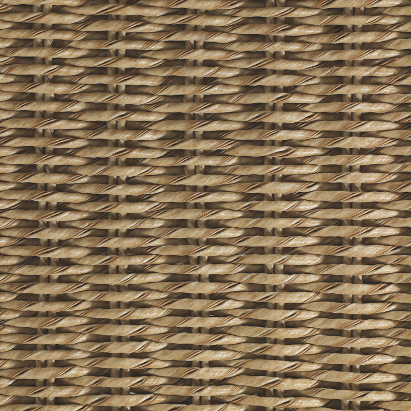 Roxy Outdoor Dining Chair-Faux Hyacinth, Stained Toasted Brown