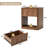 19.69'' W 1 Drawer Nightstand-426916059