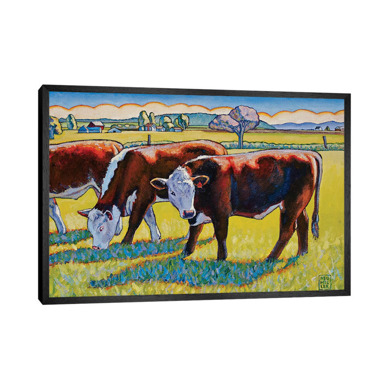 Prairie Lunch by Stacey Neumiller - Gallery-Wrapped Canvas Giclée on Canvas, 66.04 cm H x 45.72 cm W, Black Framed