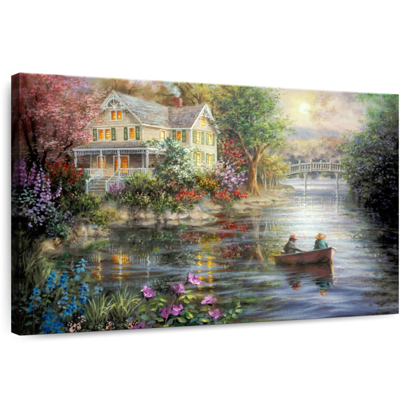 Lilie The Evening Reflections, 32" H x 48" W