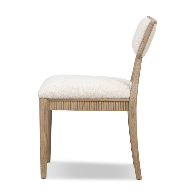 Burkhart Dining Chair-Palermo Cigar, Charter Oatmeal