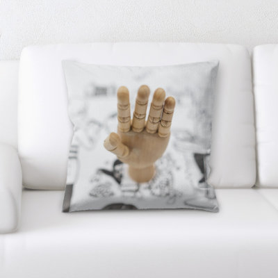 Coussin statue