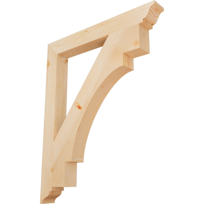 Support Merced, Sapin de Douglas, H 42 po x l 3,5 po x P 34 po