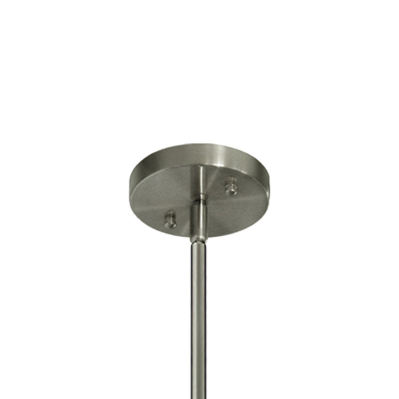 Plafonnier à abat-jour tambour Vincenza, Acier Inoxydable, 4, Blanc