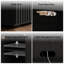 Buffet avec rangement, buffet cannelé avec tablettes réglables-1466707203