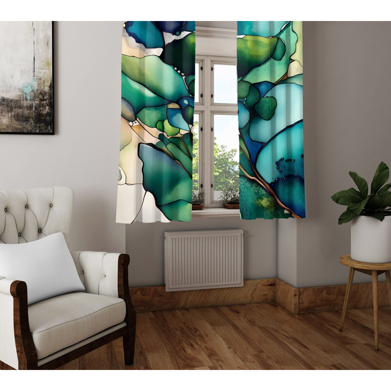 Rideau en polyester Aibne, L 20 po x L 52 po