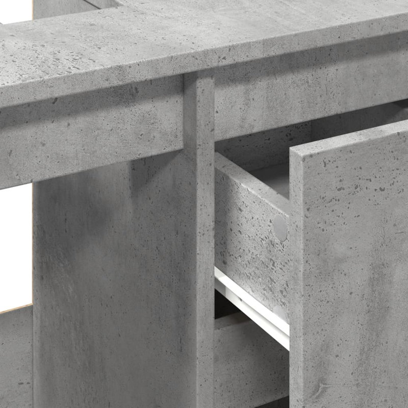 Rudolphus 65cm Single Bathroom Vanity Base Only, Concrete Grey