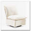 Fauteuil d'appoint rembourré pivotant 360 ° en chenille-1917044759