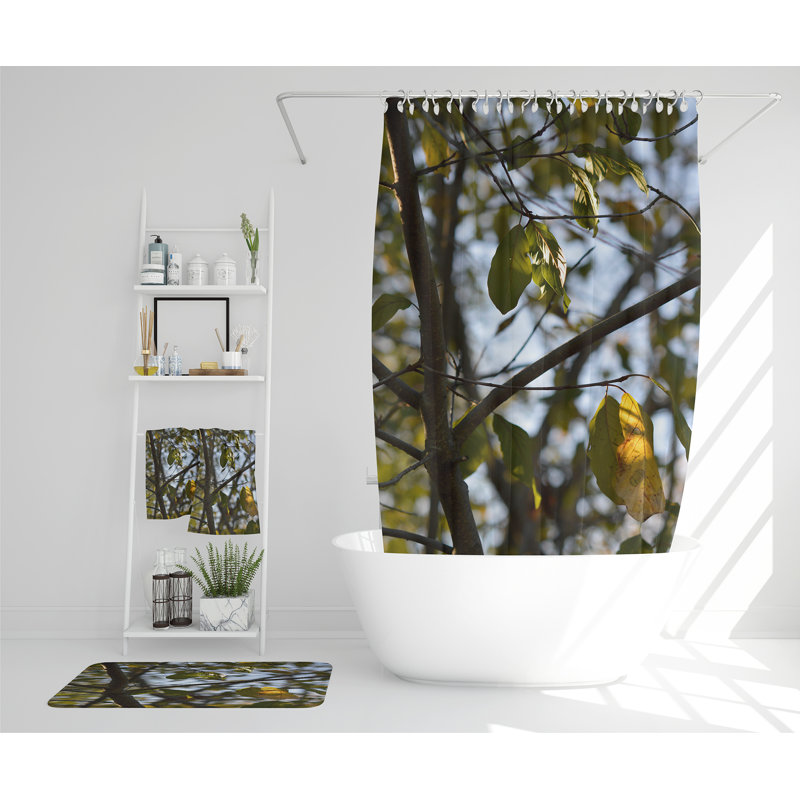 Nayaly Polyester Shower Curtain Set