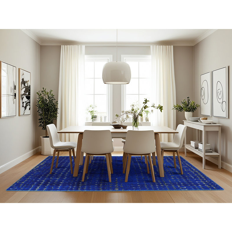 Abstract Indoor Rug, Rectangle 7' x 10'