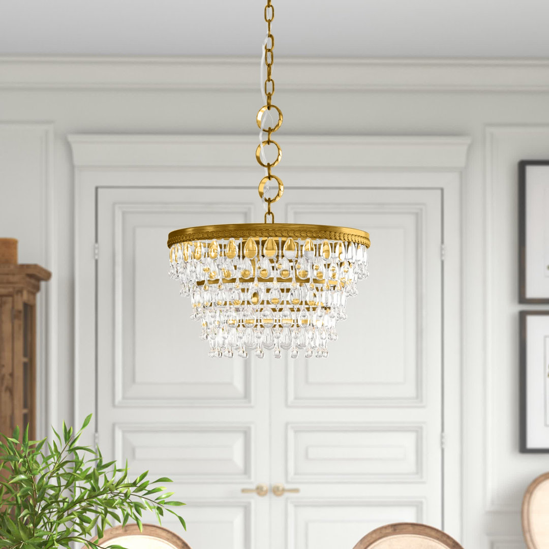 Beno 5 - Light Unique Tiered Chandelier with Crystal Accents Willa Arlo™ Interiors 