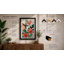 Hummingbird Among Lilies Botanical - Framed Print-232689912-232689916