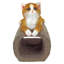 Statue de gouttière pour chat
