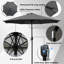 Parasol de marché inclinable 108 pi Jaenis-1054673050