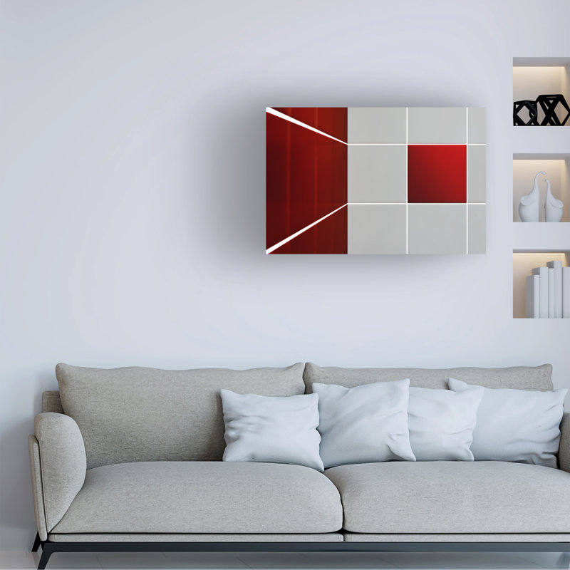 Art sur toile de carrelage de bolognaise, Marc Huybrighs, H 22 po x l 32 po