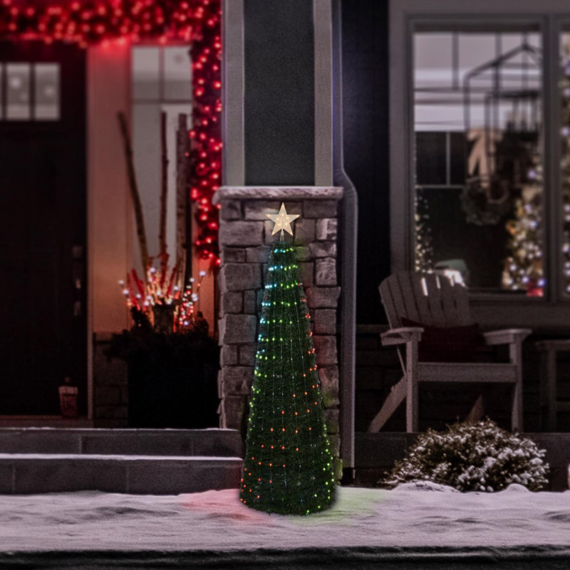 The Holiday Aisle® LED Multi Pop Up Yard Decor, 72" H x 25" W x 25" D