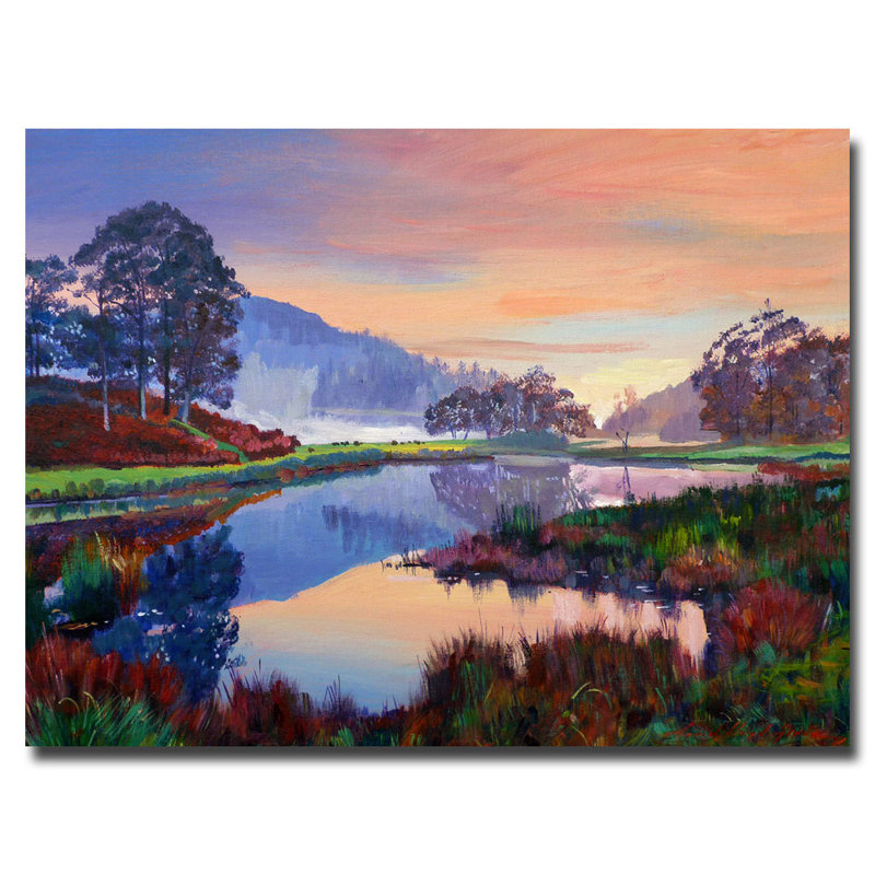 « baroquee aube » par david lloyd’s glover, reproduction d’art sur toile, H 18 po x l 24 po x P 2 po