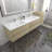 Moreno Bailey 91'' Double Bathroom Vanity with Acrylic Top-87461188