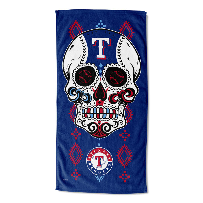Cotton Blend Beach Towel, Texas Rangers