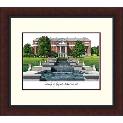 NCAA Maryland Terrapins Legacy Alumnus Lithograph Picture Frame