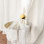 Pearl Beaded Tulle Overlay Room Darkening Grommet Curtains (Set Of 2)-1503200225-1503200224