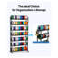 3D Printer Filament Storage Rack, 7 Tier Heavy Duty Storage Shelves for 3D Printing Filaments, Filament Spool Holders Racks for 3D Printing Studio, Home Studio, Office, Workshop (Shelf Only)