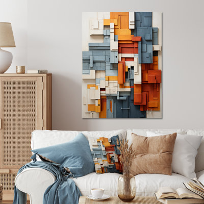 Constructivism Constructed Horizons II - Constructivism Metal Wall Art