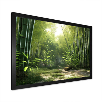 «Dynamic Light Bamboo Grove I», reproduction sur toile_106667