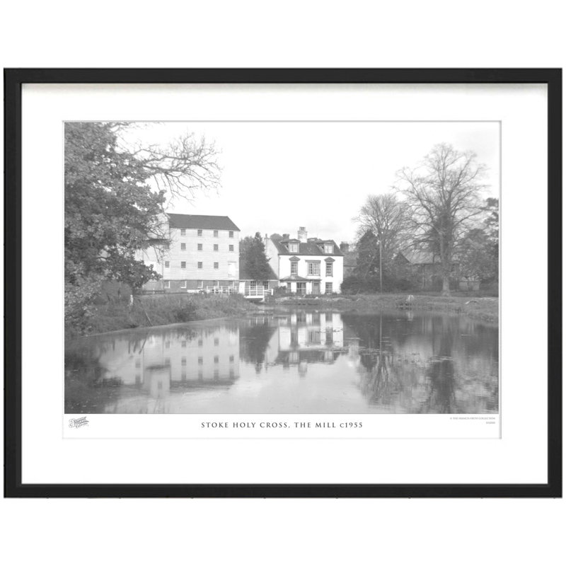 Stoke Holy Cross, The Mill C1955 by Francis Frith - Single Picture Frame Print, 40cm H x 50cm W x 2.3cm D