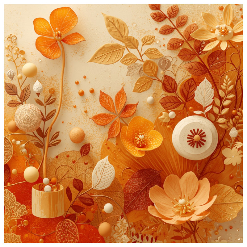 Autumn Floral Arrangement Comforter, Twin Extra Long