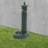 Blackish Green Color Freestanding Outdoor Retro Water Column With Faucet Floor Mounted Hydrant Water Tap For Garden Farm Pasture Backyard Irrigation Washing