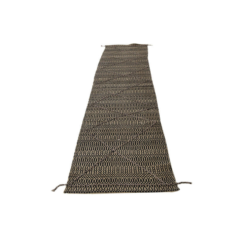 Tapis de couloir noir Murry