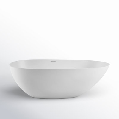 Forma 67" Solid Surface Soaking Bathtub