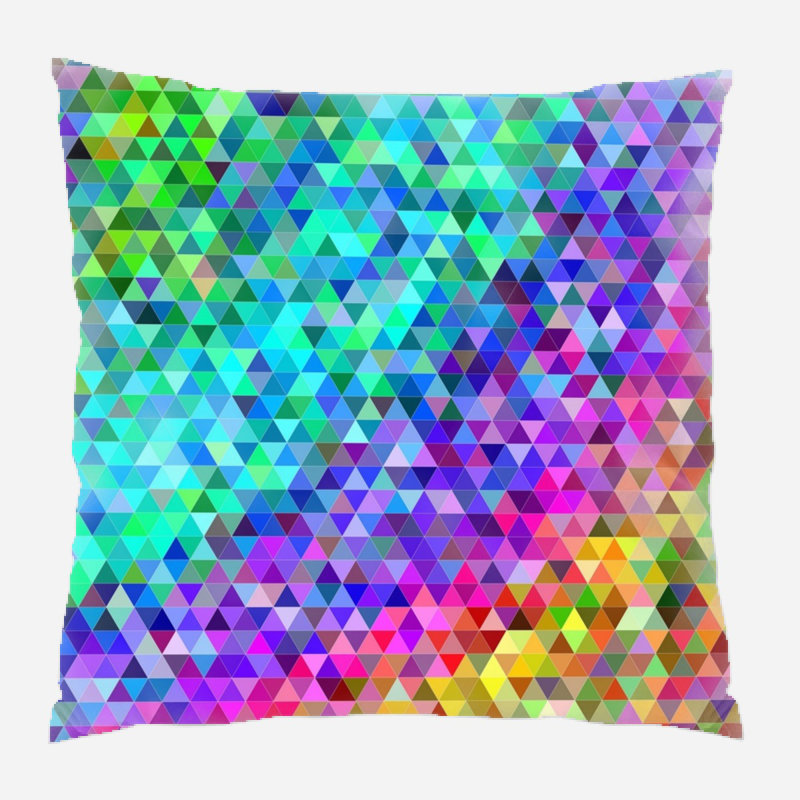 Coussin décoratif triangulaire