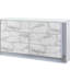 Commode en marbre blanc lune avec DEL