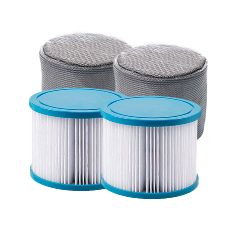 2 Pack Spa Filter Replacement, Pool Filters Hot Tub Accessories, Filter Cartridges, Compatible With Inflatable Tubs Filtration (white)