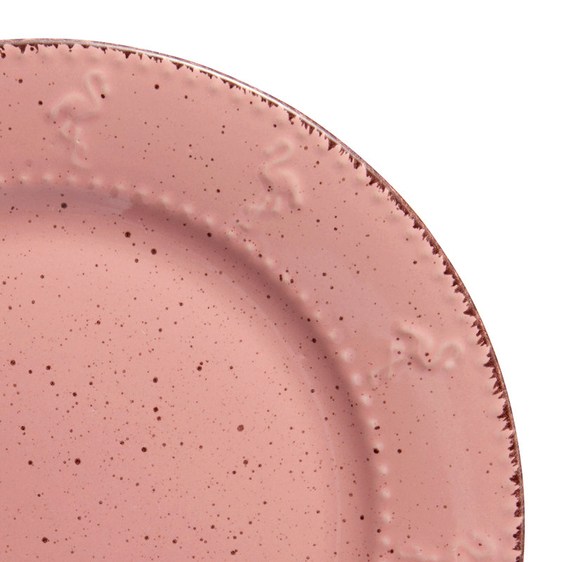 Pfaltzgraff Flamingo 16-Piece Stoneware Dinnerware Set, Service for 4