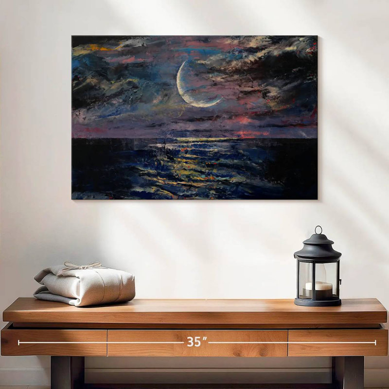 Oberle Moon, 34" H x 51" W