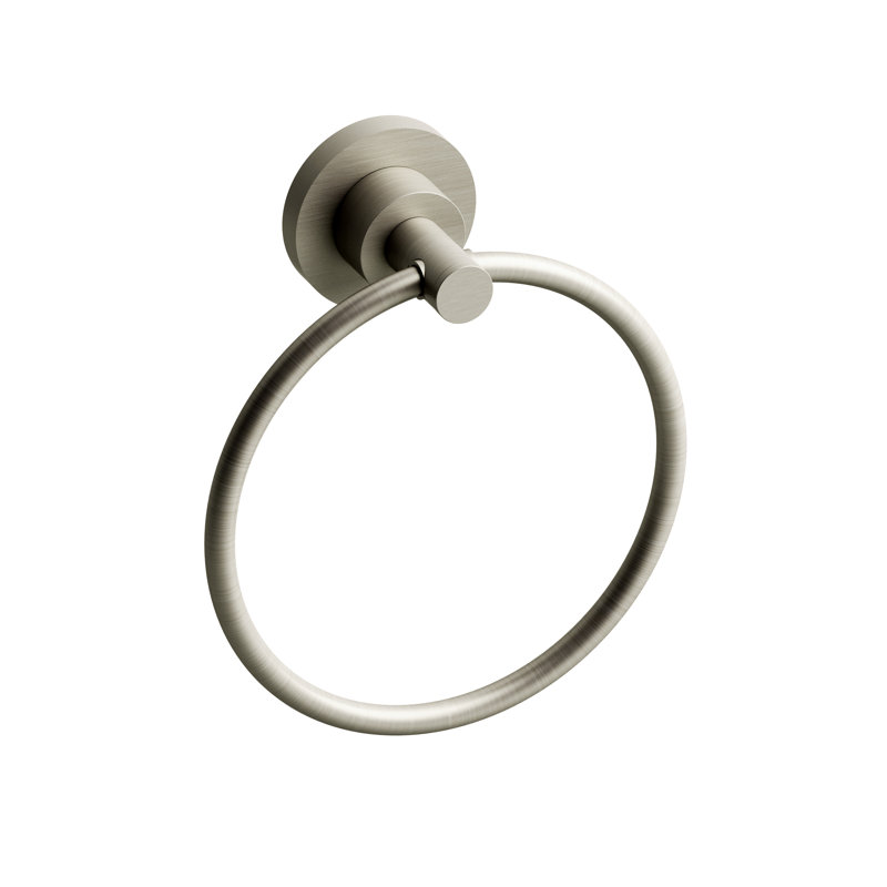 Pallace Towel Ring, Brushed Nickel