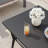 Bella 47.2"  × 23.6" Outdoor Metal Coffee Table, Heavy-duty Steel Patio Side Table With Chamfered Edges, Bent-leg Design & Adjustable Foot Pads, Rust-resistant