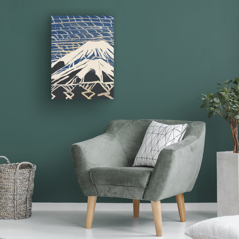 «Little Dean Snowy Peak», art sur toile, H 14 po x l 19 po
