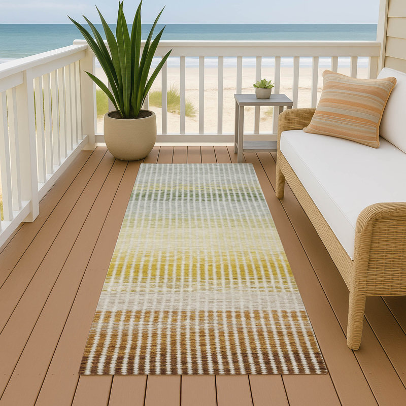 Tapis intérieur / extérieur lavable à la machine Chantille ACN2313, Tapis de couloir 2 pi 3 po x 7 pi 6 po