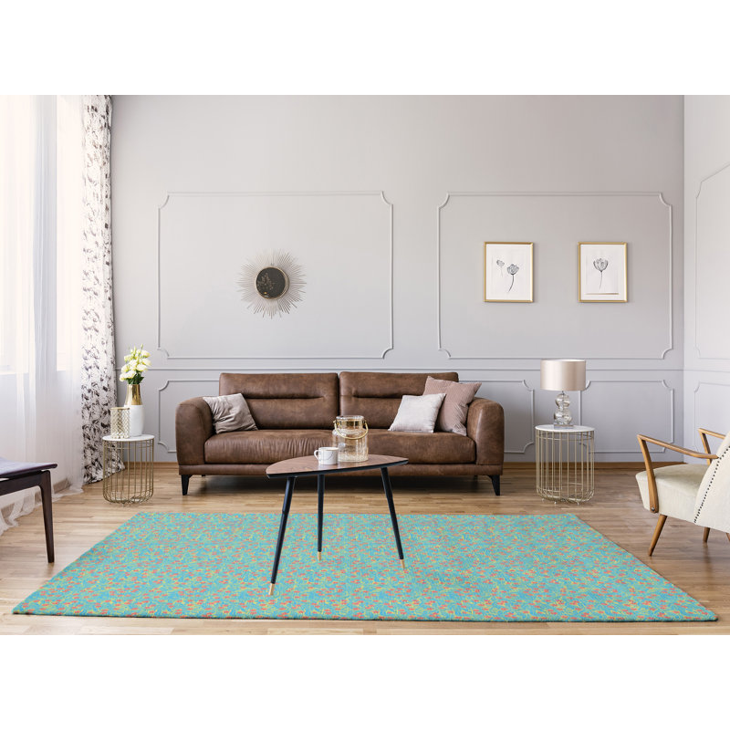 Chenille Floral Indoor Rug, Rectangle 9' x 12'