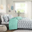 Édredon très tendance pour lit simple / simple TG: gris, uni, 2 coussins décoratifs, taies décoratives, lavable à la machine, rembourrage moderne-118754140-118754141