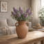 Vase en terre cuite fabriqué à la main Kenith avec forme et poignées Amphora - Décoration rustique décorative pour la maison-119437047-89110090
